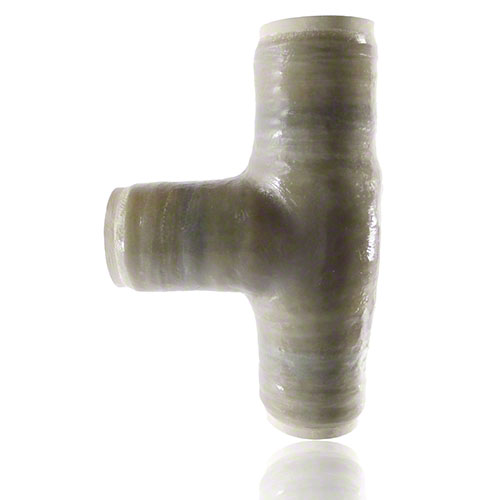 UP-GF-PVCC T-St&uuml;ck 90&deg; DIN 16 966, Form T1, Rohrtyp B, Liner PVCC, mit Laminatende, PN 10