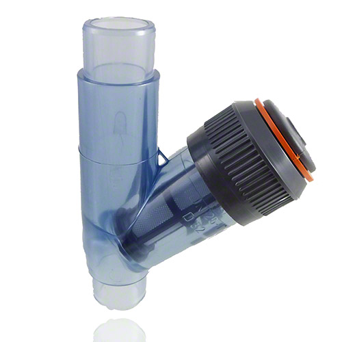 PVC-U Schmutzf&auml;nger transparent, Klebestutzen, FPM