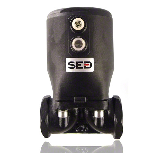 2/2-Wege-Metall-Membranventil, Funktion NO, Steuerluftanschluss 90&deg; zum Durchfluss