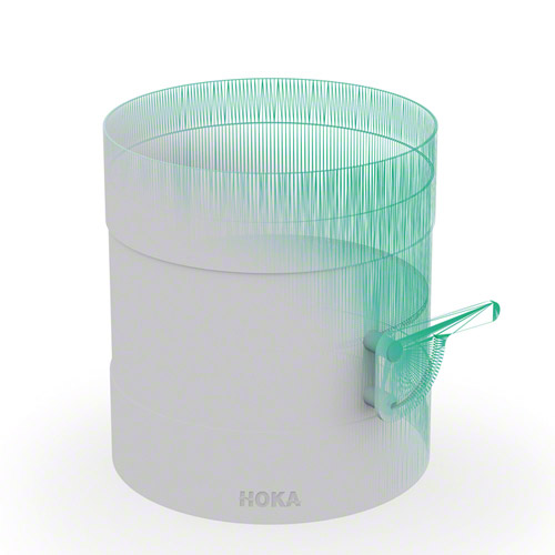 PP Absperrklappe mit Hand- Feststellhebel, beidseitig mit Muffe und umlaufender Lippendichtung