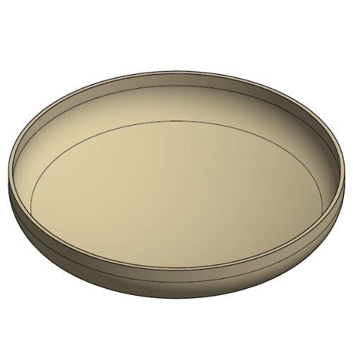 Kl&ouml;pperboden aus PP-grau gefertigt, tiefgezogen und vorbereitet f&uuml;r den Beh&auml;lterbau